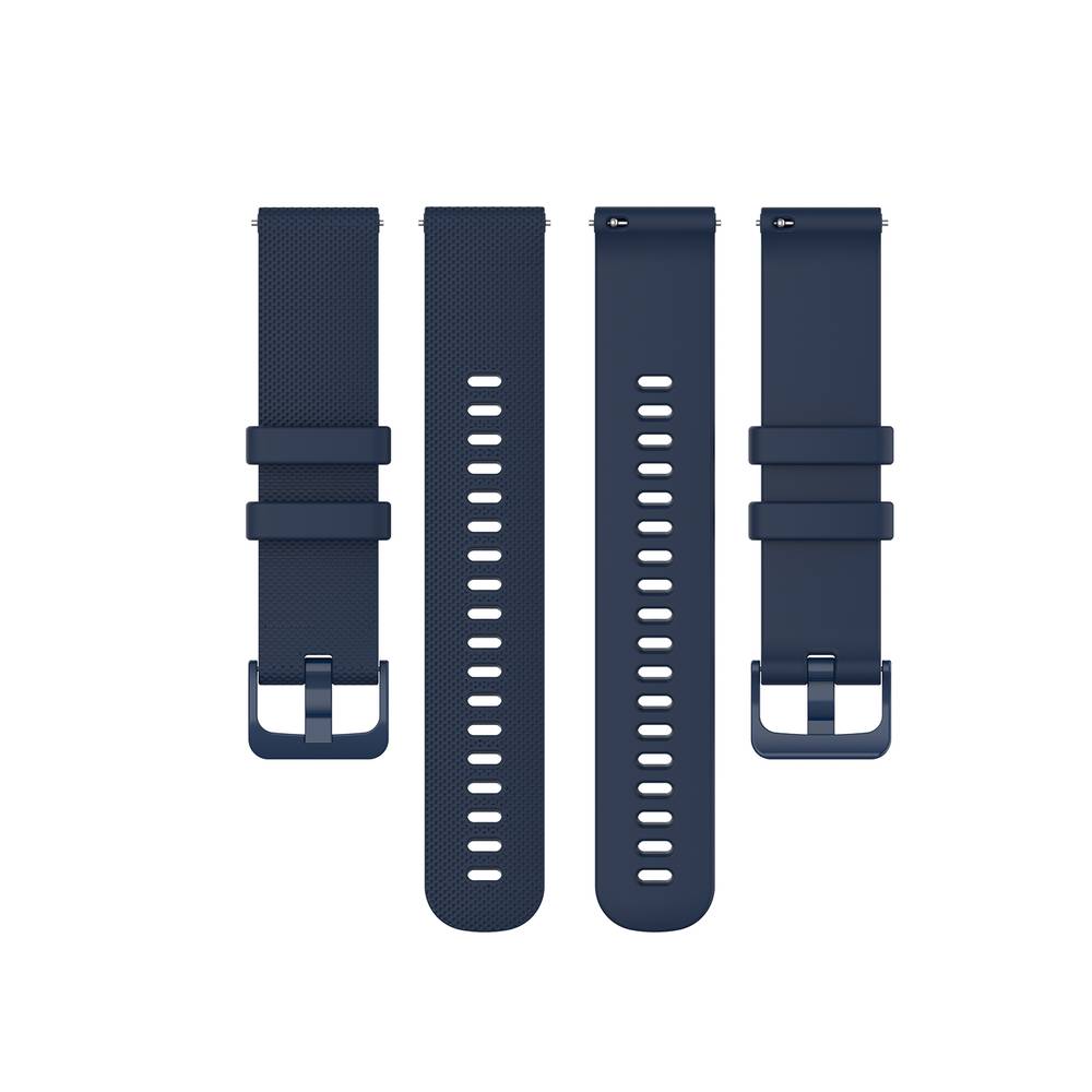 Classic Silicone Band For Garmin Venu 2 Plus / Venu Sq 2 Watches  Black