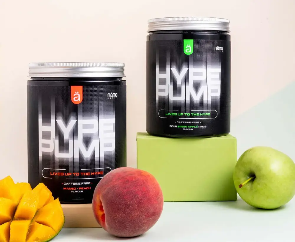 Nano Supps - Hyper Pump pre-workout (420 g)  Mango Peach