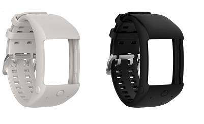 Replacement Band for Polar M600 , Silicon Type  Black