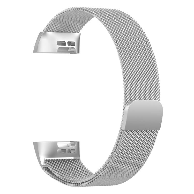 Stainless Steel Replacement Bands for Fitbit Charge 3 / Charge 4  Silver
