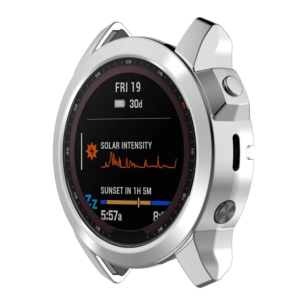 Full Cover Case For Garmin Fenix 7  silver 7X (51mm)