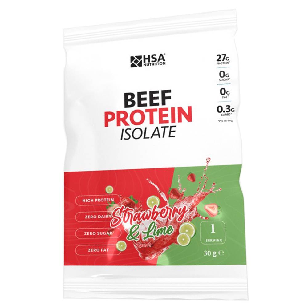 HSA Nutrition - Beef Protein Isolate Sample (30g)   Orange Mango