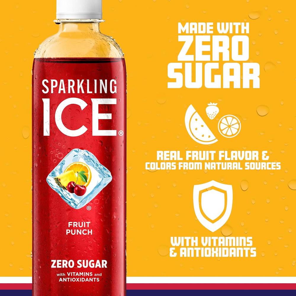  سباركلينج ايس - مياه فوارة مع فيتامينات (12 علبة) - Sparkling Ice Sparkling Water with Vitamins 