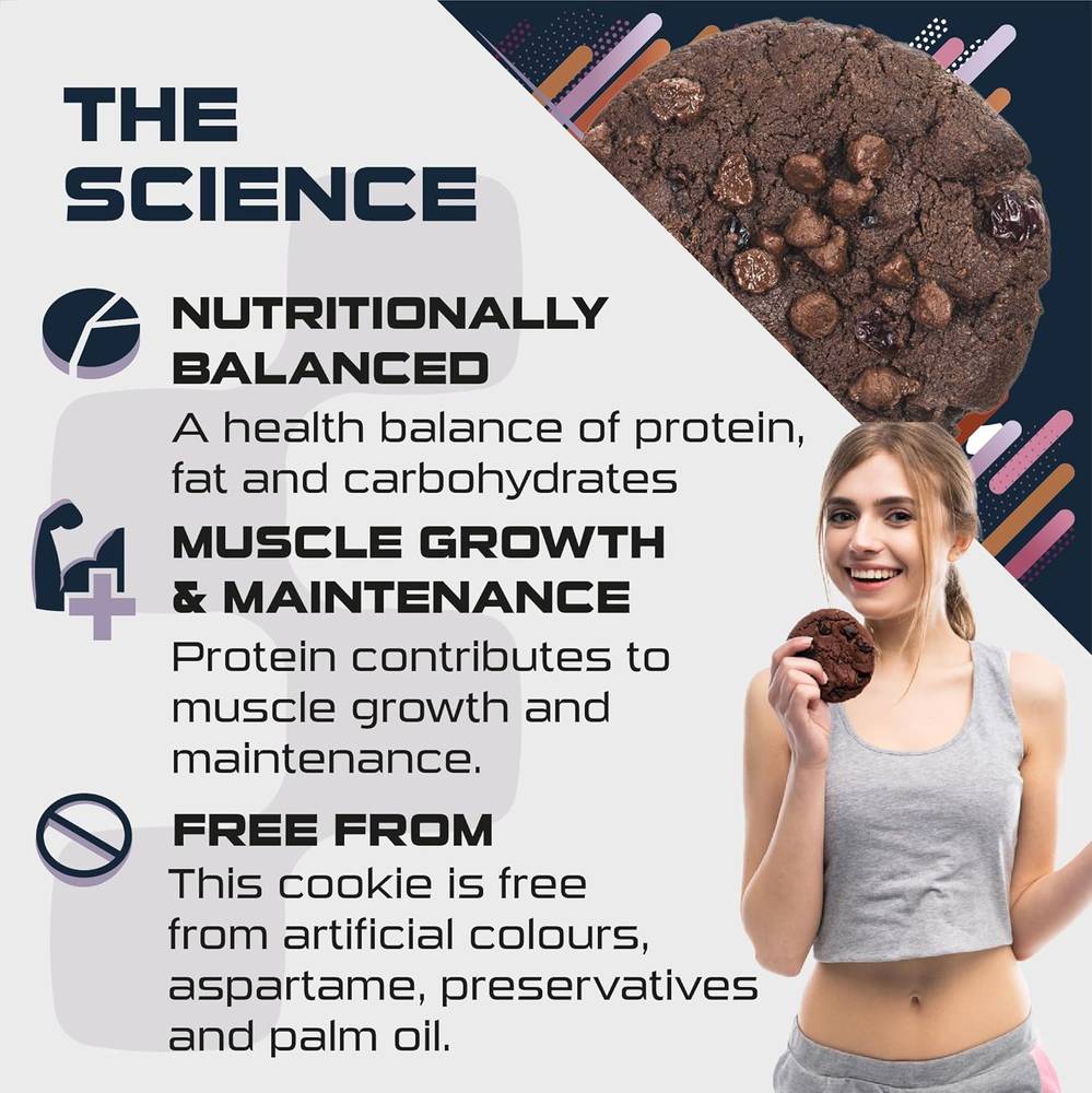 SCI-MX - High Protein Cookie (Box Of 12)  Chocolate Brownie
