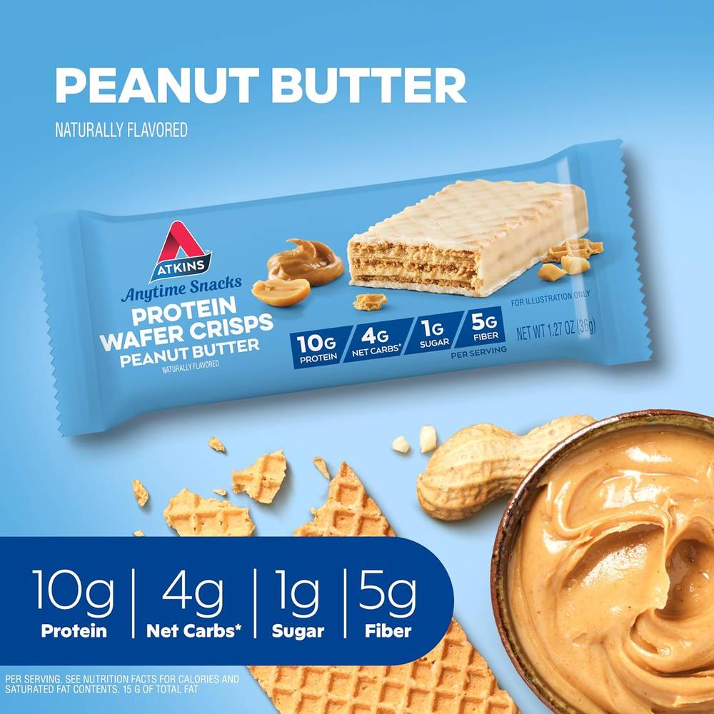 Atkins - Protein Wafer Crisps (5 Pack)  Chocolate