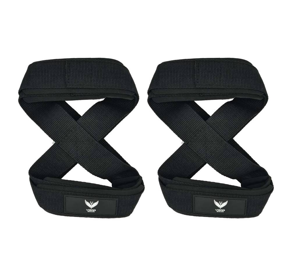  فيجور - أحزمة رفع الأثقال بتصميم شكل 8 - Vigor Figure 8 Lifting Straps 