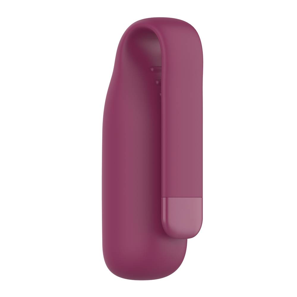 Silicone Clip Holder For Fitbit Luxe , (Pack of 2)  Red / lavendor