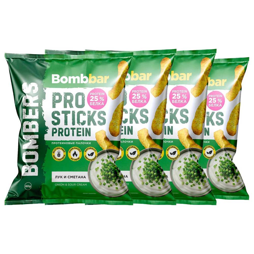  بومب بار - برو ستيكس بروتين - Bombbar - Protein Corn Sticks 