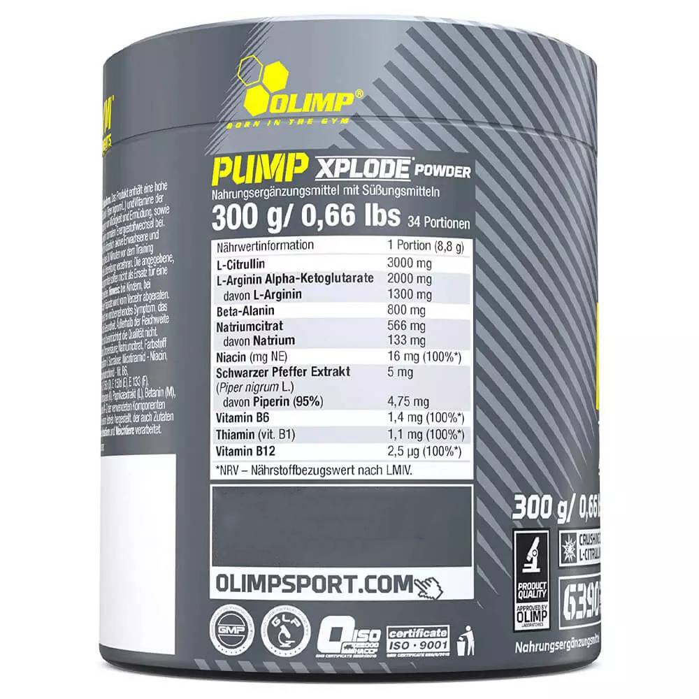 Olimp Sport Nutrition - Pump Xplode (300 Gm)
