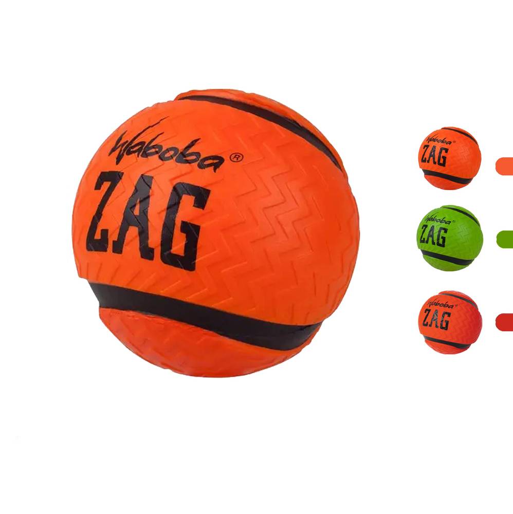 Waboba Zag, Bouncy Ball for Water Playing  Red