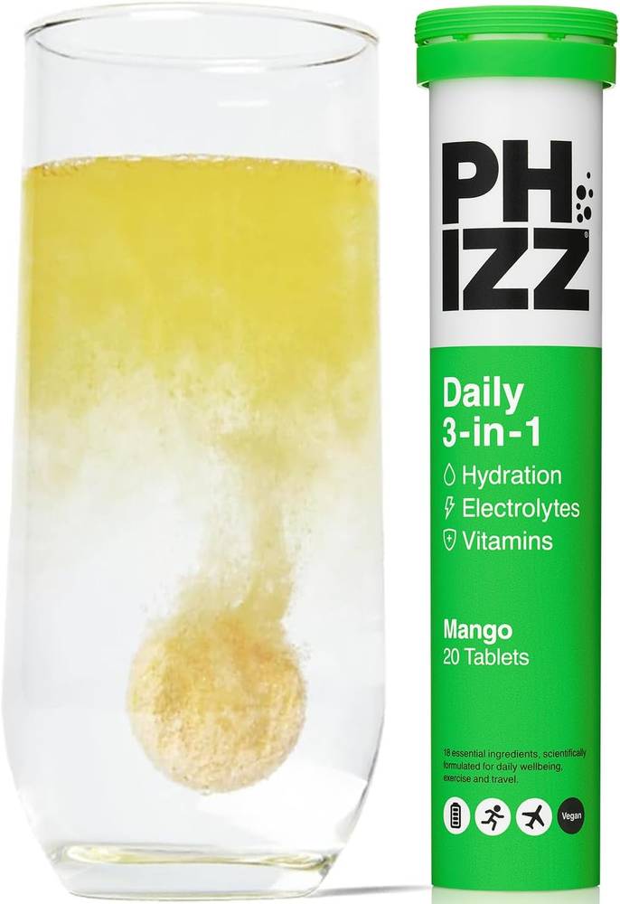  Phizz - Electrolytes Multivitamin Hydration Effervescent (20 Tablets) 