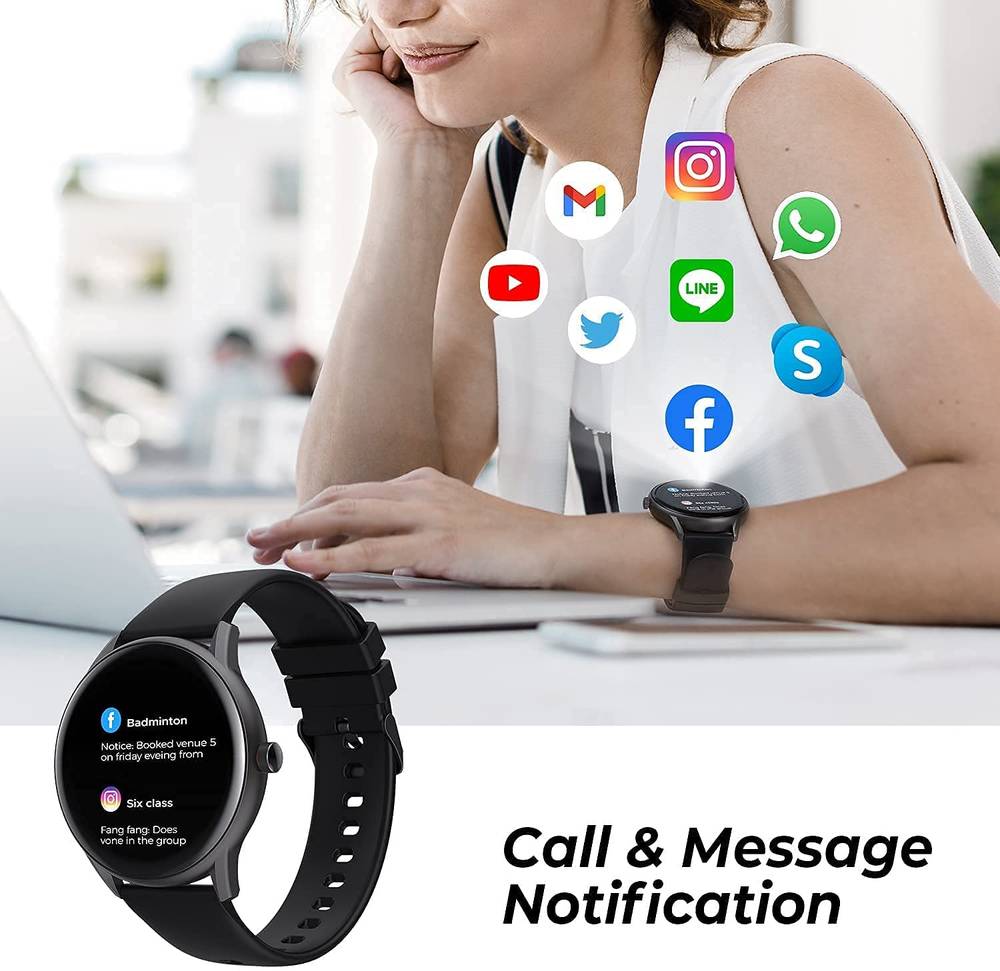 SoundPEATS Smart Watch, Model Watch PRO1  Black