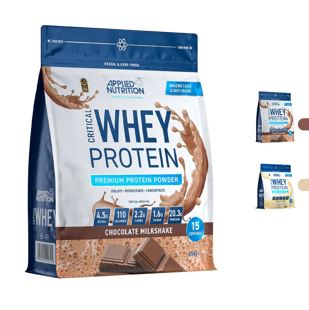 Applied Nutrition Critical Whey Protein (450g)   Chocolate milkshake