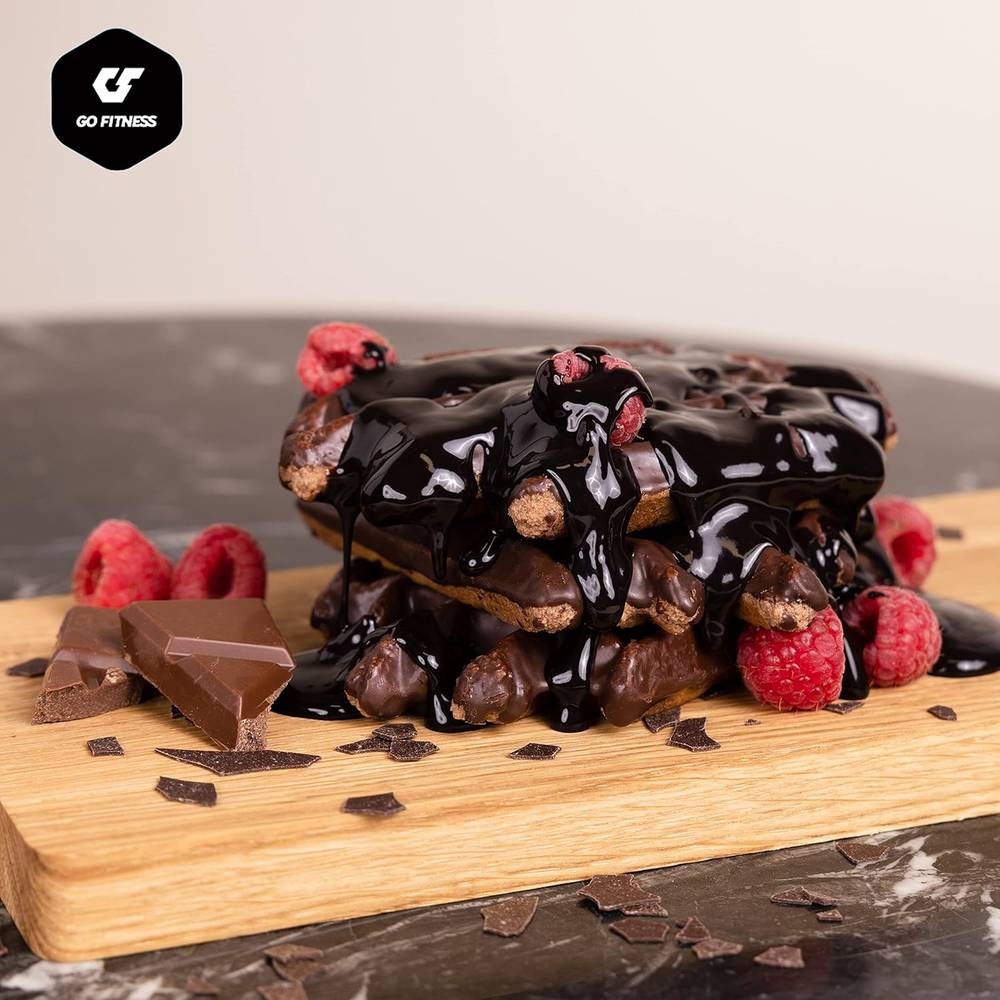 Go Fitness Nutrition - Protein Waffle (12 pcs)   Chocolate Hazelnuts
