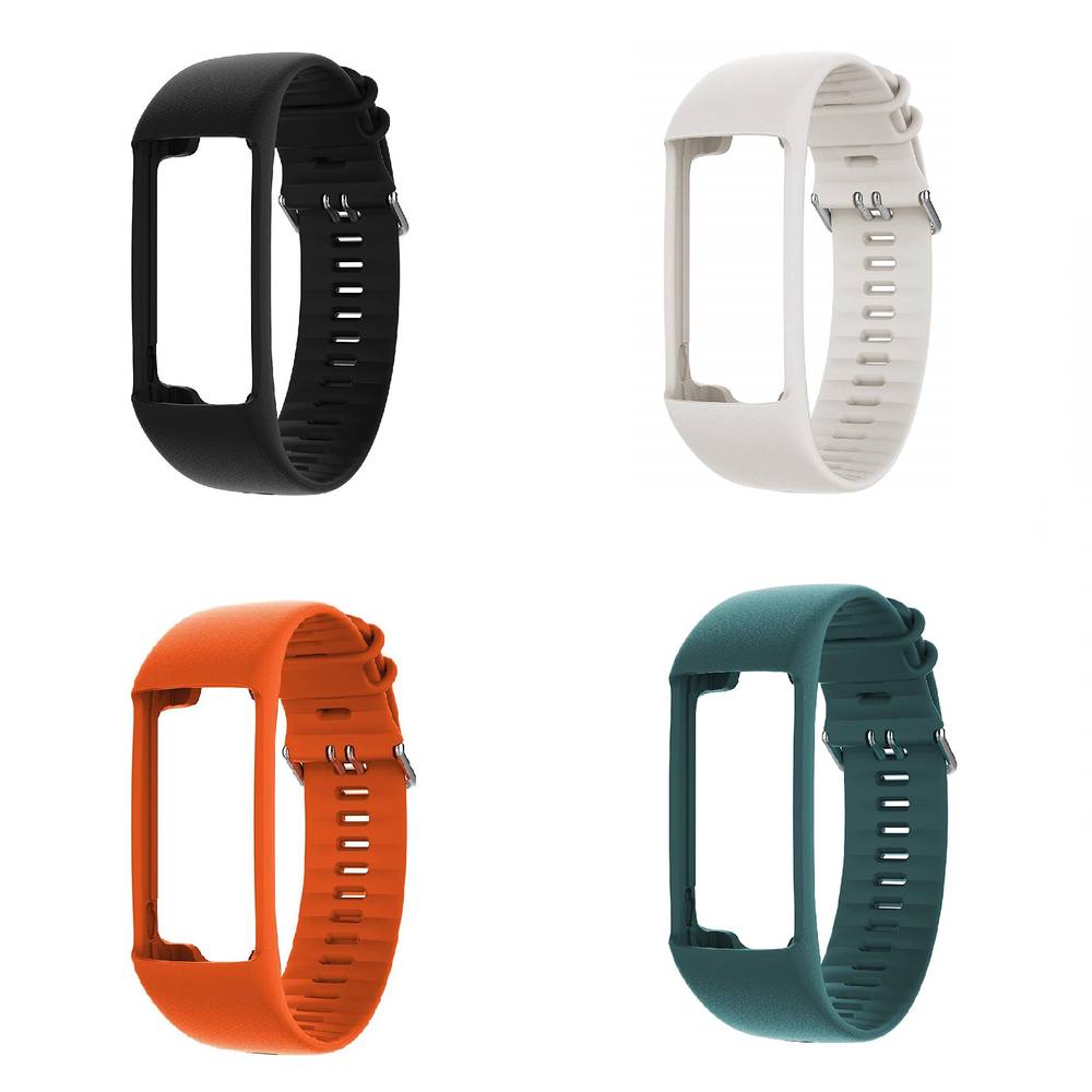 Replacement Band for Polar A370/A360, Silicon Type (Made By Polar)  Large  White