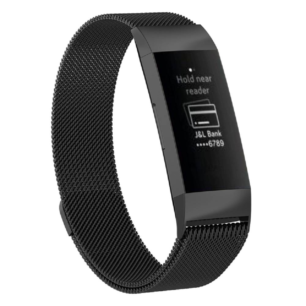 Stainless Steel Replacement Bands for Fitbit Charge 3 / Charge 4  Silver