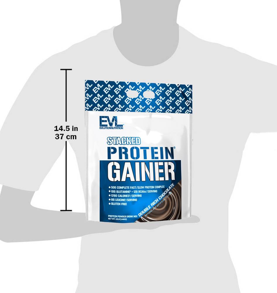 EVLution Nutrition - Stacked Protein Gainer (5.44 kg)