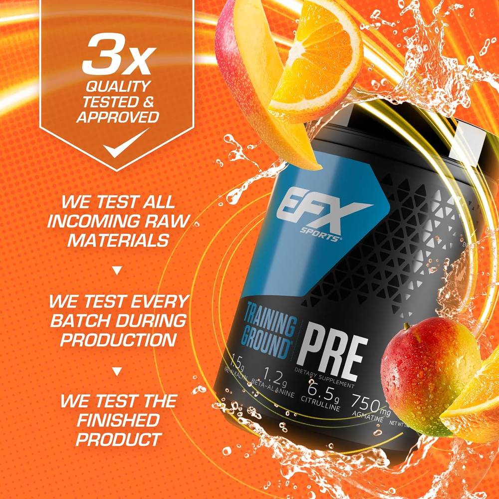 EFX Sports - Training Ground Pre Workout (20 Servings)
