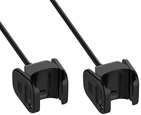 (Charging Cable for Fitbit Charge 3 / Charge 4 (Pack 2