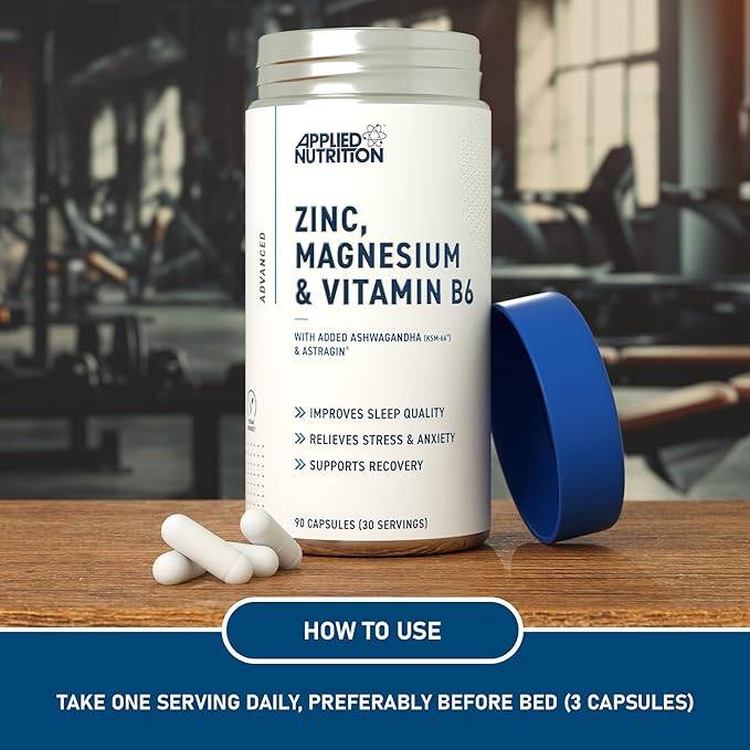 Applied Nutrition - ZMA With Ashwagandha (90 Capsules)