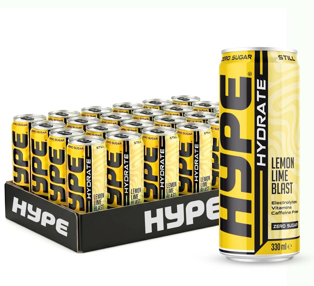  هايب - مشروب ترطيب الكترولايت وفيتامينات بدون سكر (24 عبوة)  - Hype Hydration RTD 