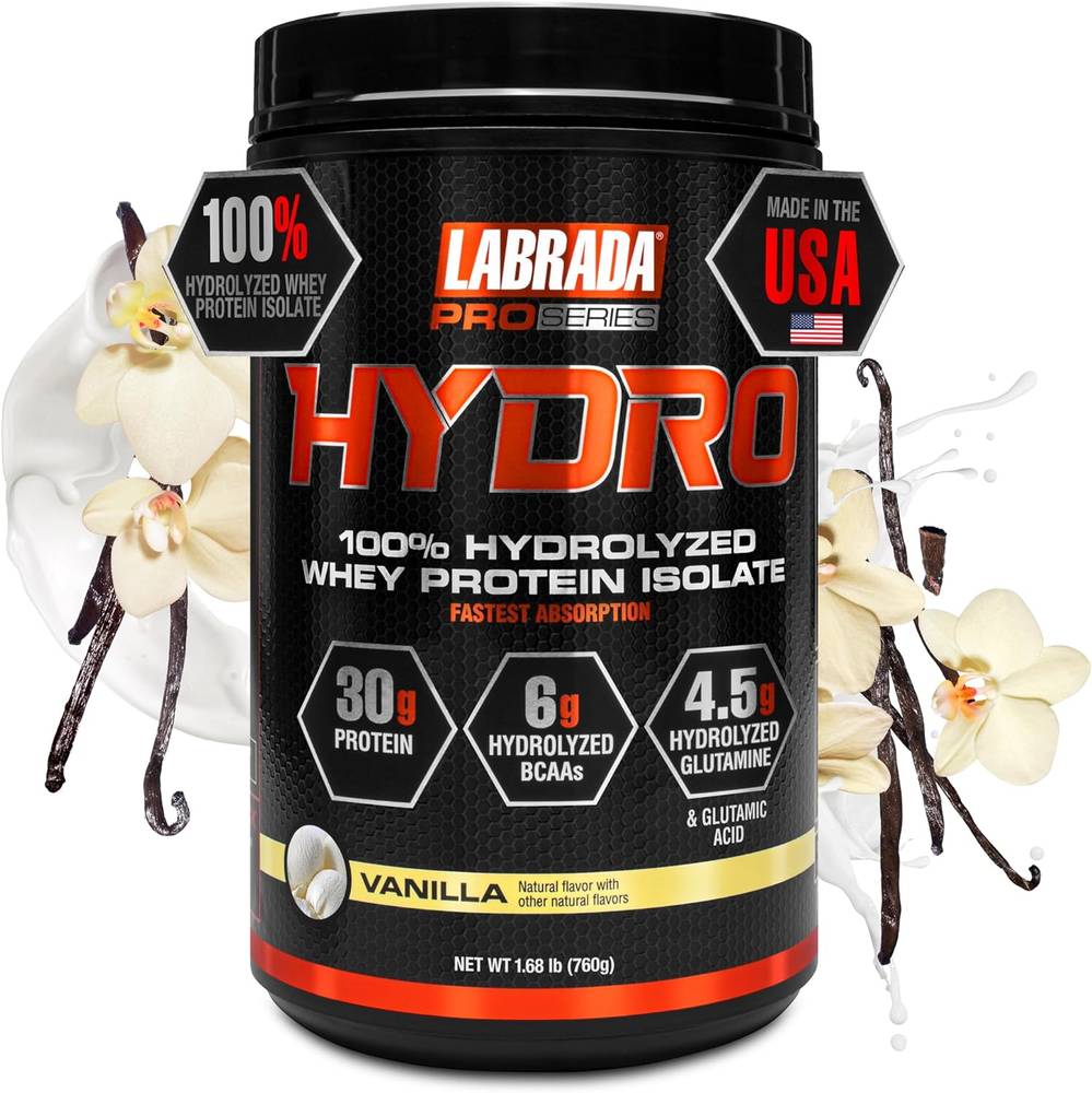  Labrada Pro Series - Hydro 100% Pure Hydrolyzed Whey Protein Isolate 