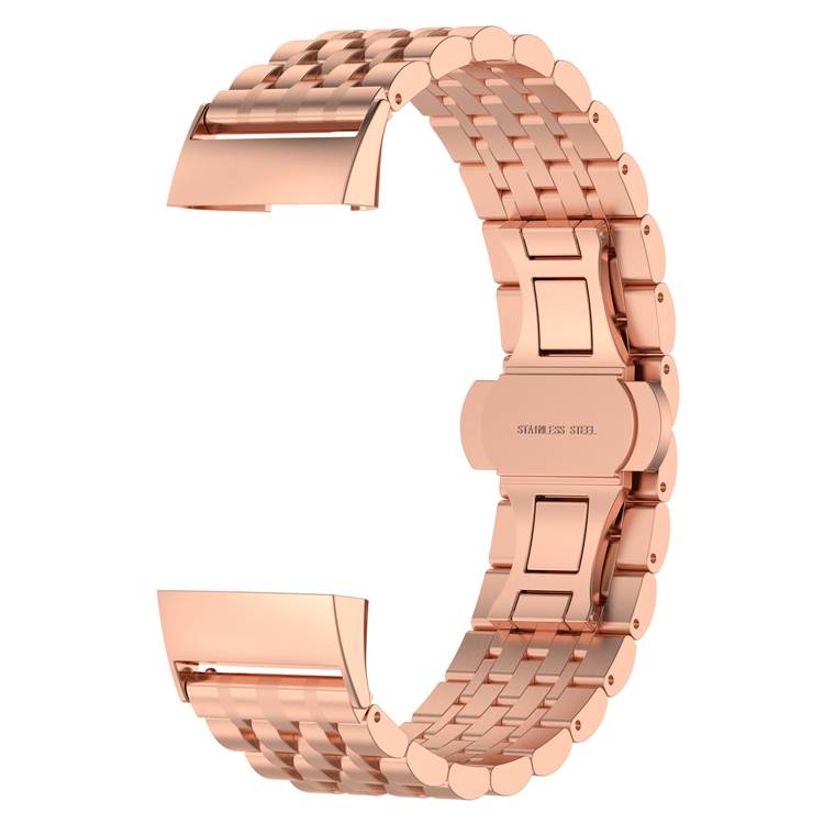 Metal Replacement Bands for Fitbit Charge 3 / Charge 4  Rose Gold