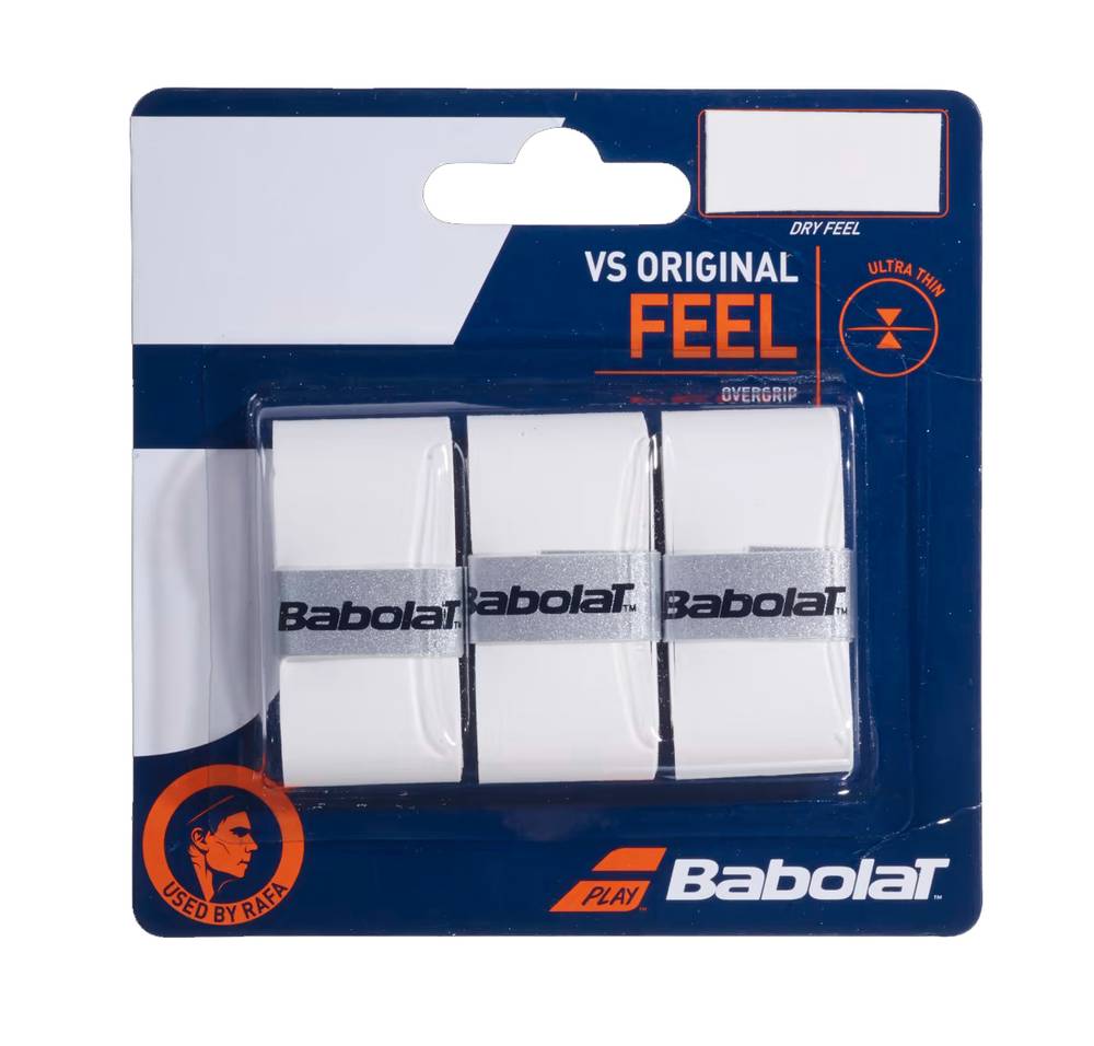 Babolat Tennis/Padel Overgrip VS Original X3  White