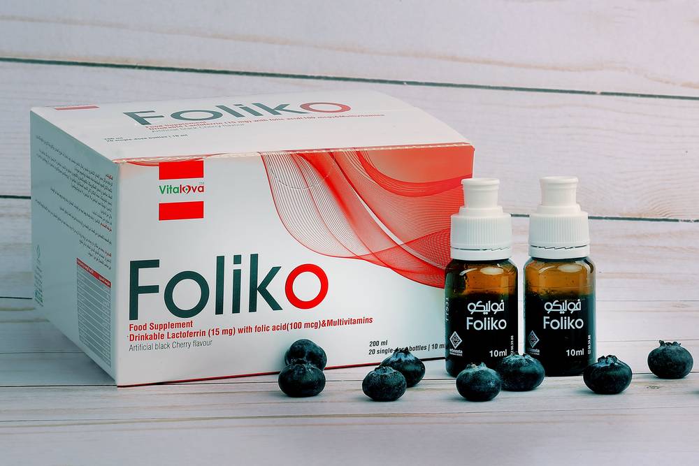 Foliko - Folic Acid Lactoferrin (20 Bottles)