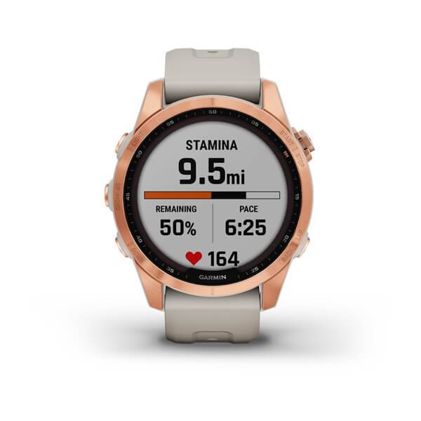 Garmin Sport Watch, Model fenix 7s , Solar Edition For hiking  Black / Slate Gray (42mm)