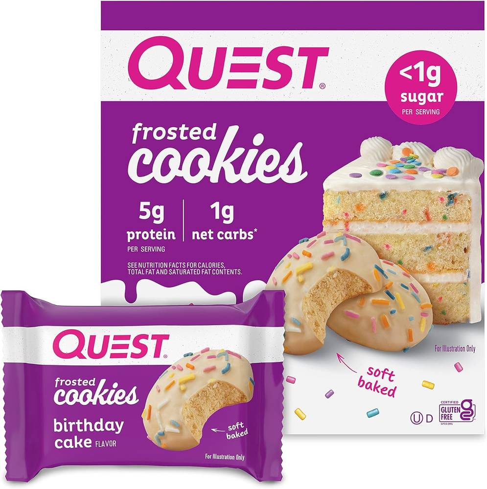 Quest Nutrition - Frosted Protein Cookies (8 pcs)