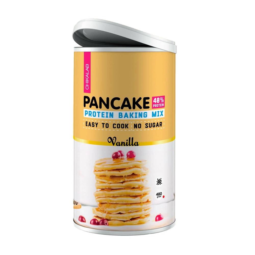  شيكالاب - خليط بان كيك بروتين خالي من السكر (480 جم) - Chikalab - Pancake Protein Baking Mix 