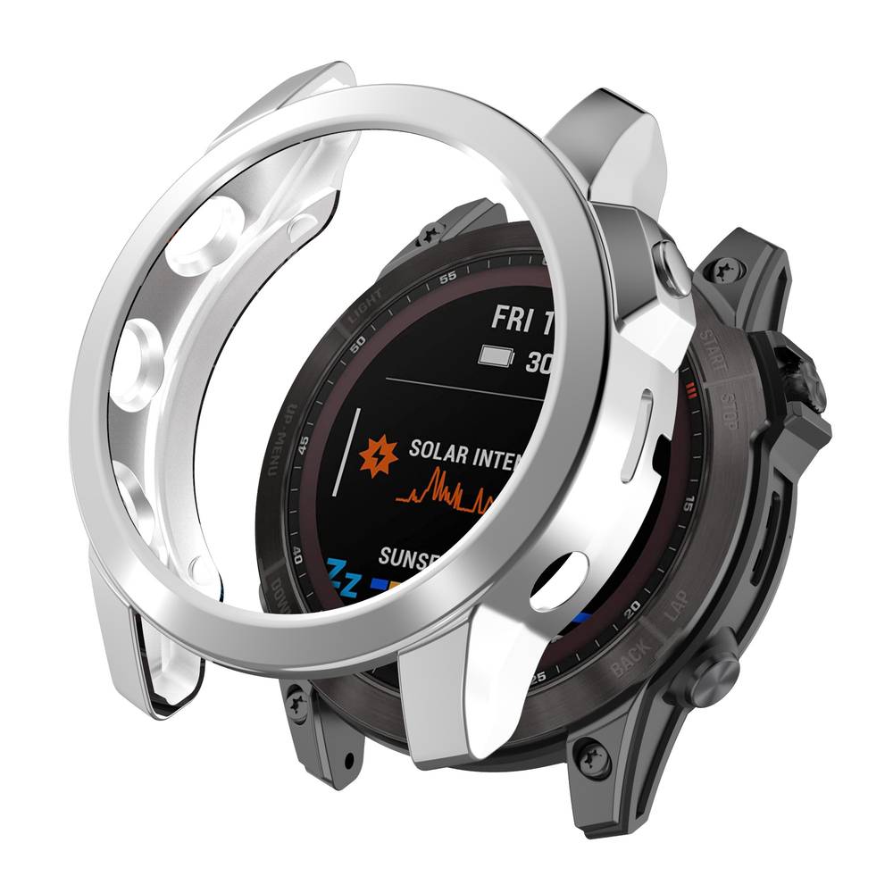 Full Cover Case For Garmin Fenix 7  silver 7X (51mm)
