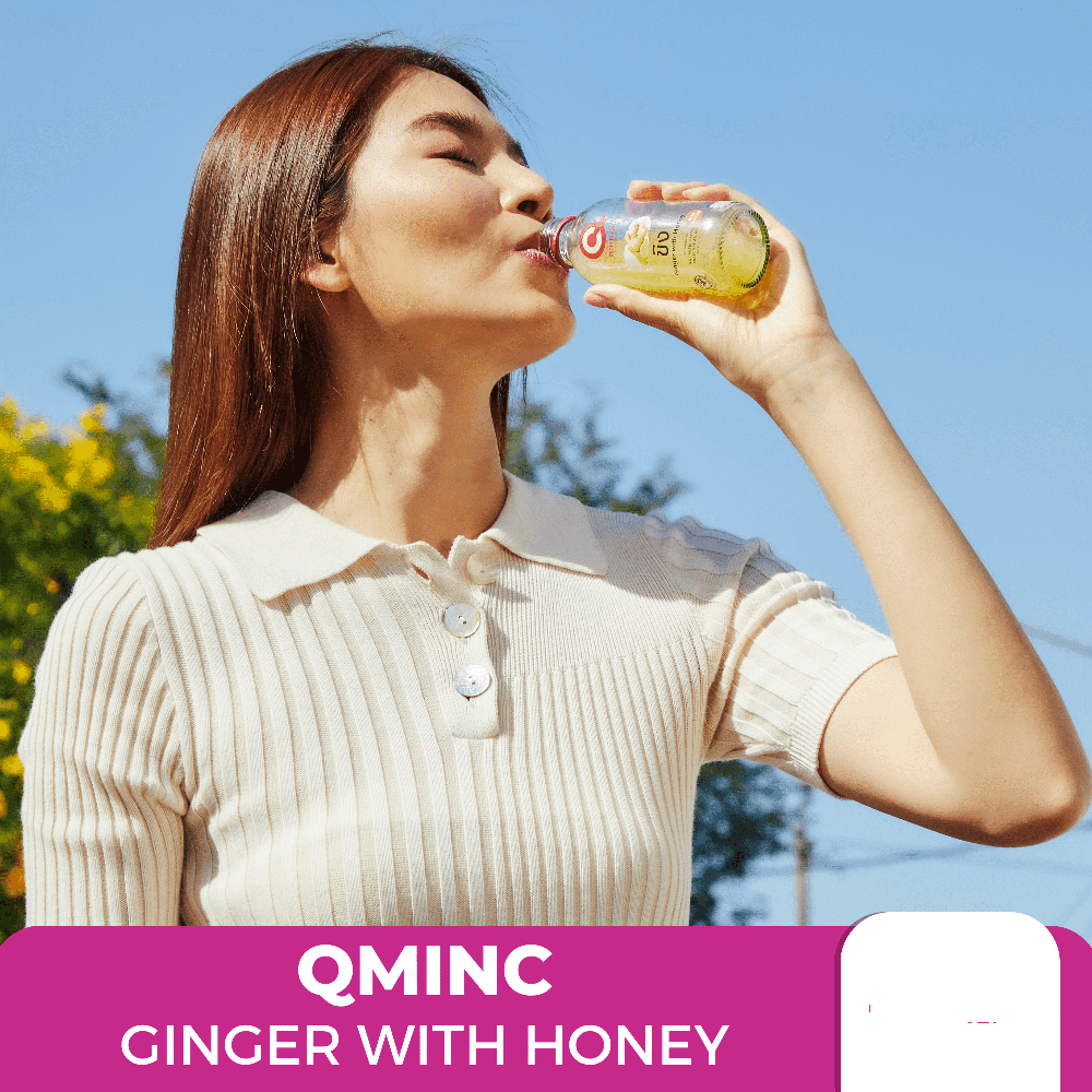 QminC - Ginger With Honey Natural Immunity Booster (Pack of 6)