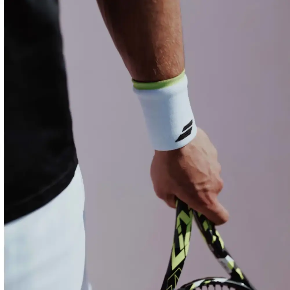 Babolat Padel/Tennis, Wristband Sweat Bands   Black