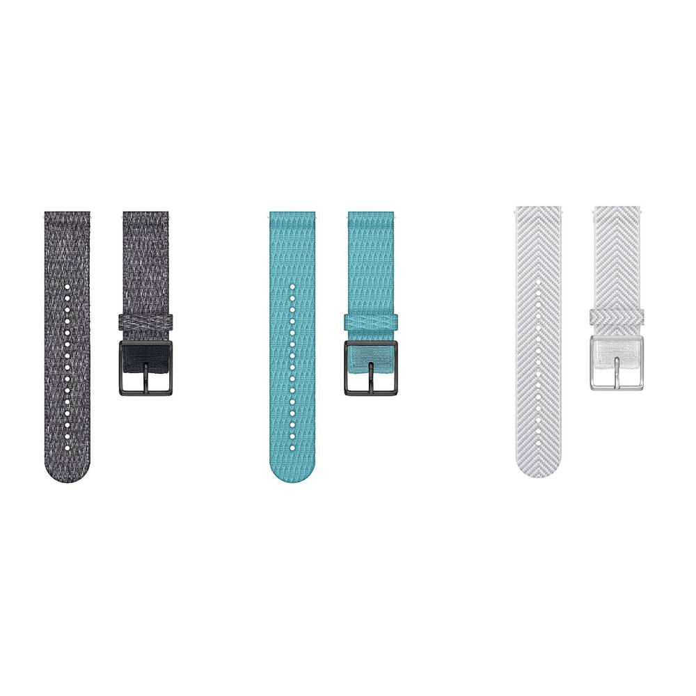 Replacement Band for Polar Ignite/Unite, Woven Type (Made By Polar)  White