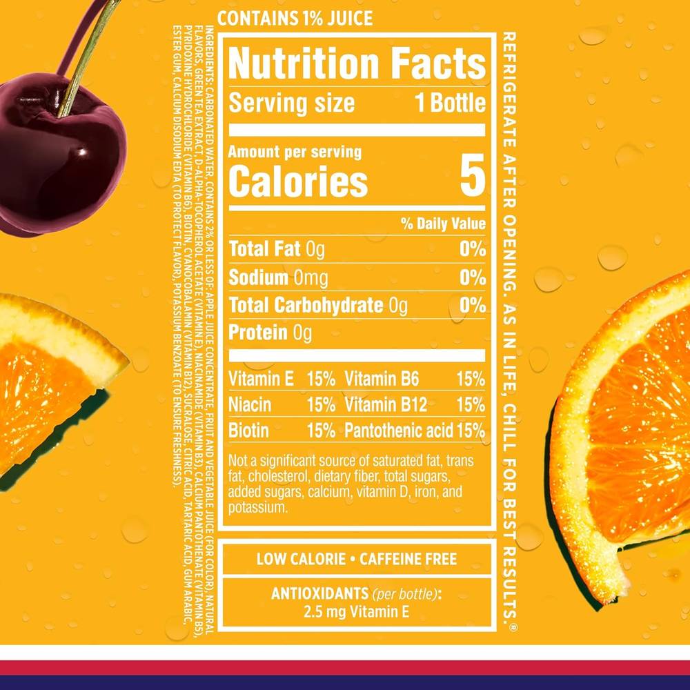  سباركلينج ايس - مياه فوارة مع فيتامينات (12 علبة) - Sparkling Ice Sparkling Water with Vitamins 