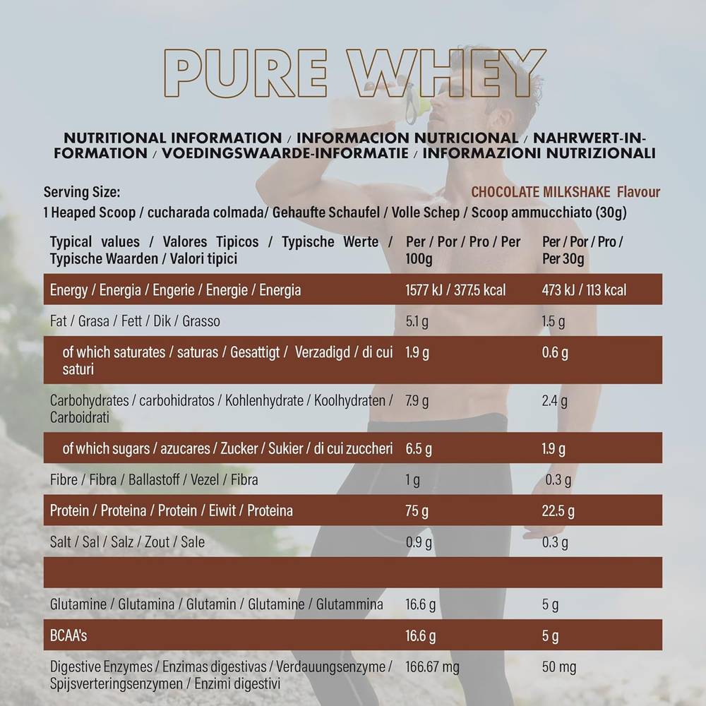  نكست نيوتريشن - بيور واي بروتين ديلوكس (2.1 كجم) - NXT Nutrition Pure Whey Protein Deluxe 