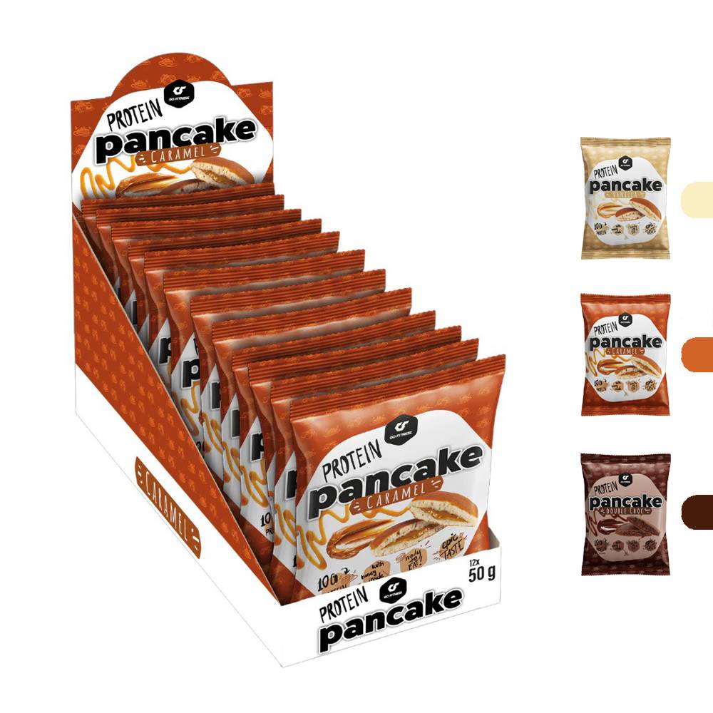 GoFitness Nutrition - Protein Pancake (12 pcs)  Soft Caramel