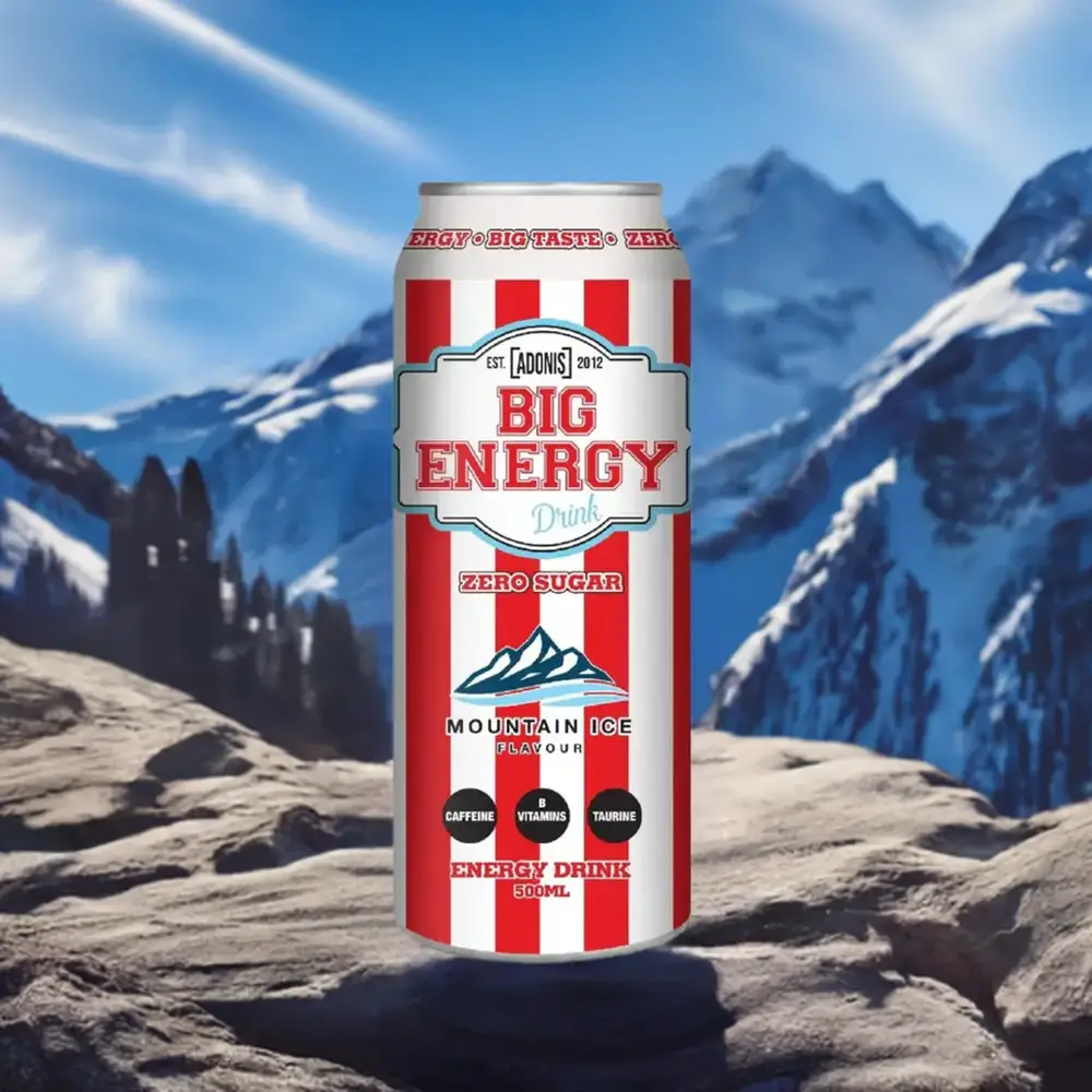 Adonis - Big Energy Drink Zero Sugar (500 ml)  12 pack (carton)