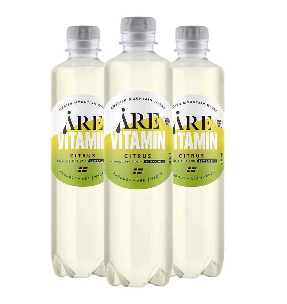  اري - مياه ترطيب غنية بالفيتامينات والمعادن (3 علب) - ARE Vitamin Water 