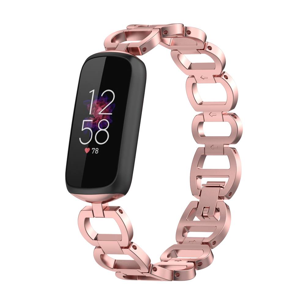 Replacement Band for Fitbit Luxe, Metal Type  Gold