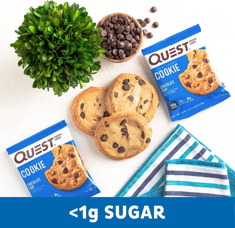 Quest Nutrition - Protein Cookie (12 Pack)  Chocolate Chip