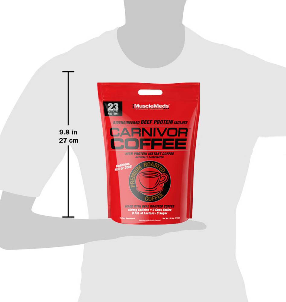 MuscleMeds Carnivor High Protein Instant Coffee (0.9 kg)