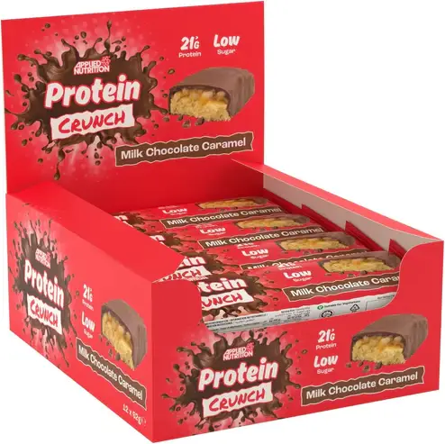 Applied Nutrition - Protein Crunch Bar (12 pieces)  Milk Chocolate Peanut