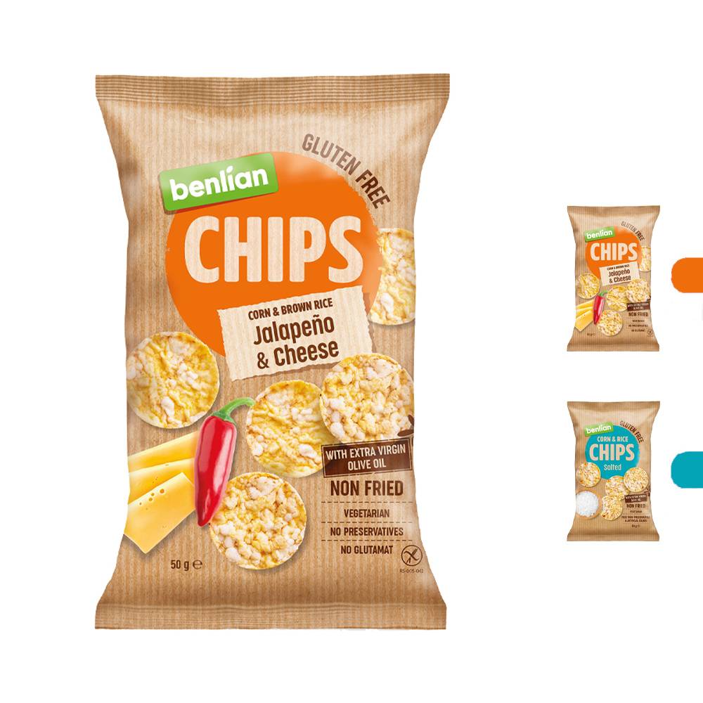 Benlian - Corn and Rice Chips (14 pcs)  Salte