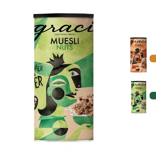جراسي - حبوب الافطار موسلي (500 جم) - Graci - Muesli Cereals
