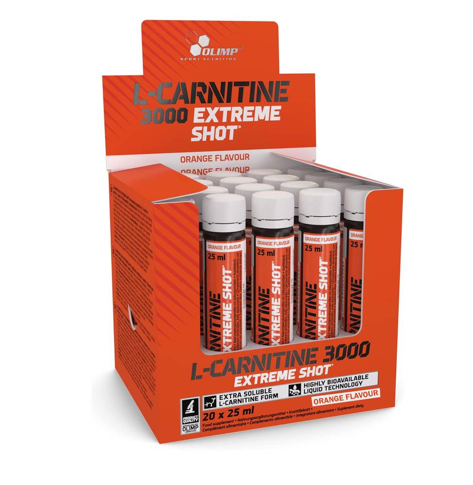 Olimp Sport Nutrition - L-Carnitine 3000 Extreme Shot (Box of 20)