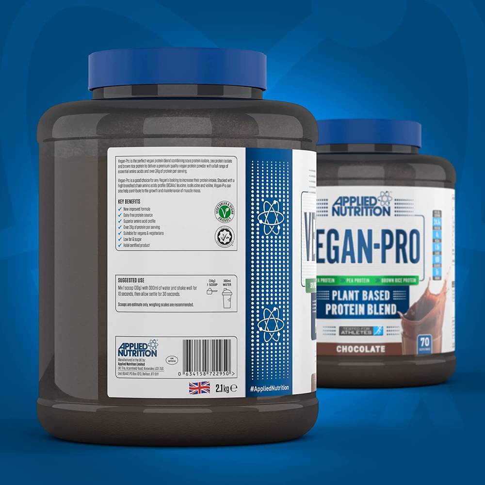 Applied Nutrition Vegan Pro - Plant Based Protein (2 kg)  Gourmet Chocolate