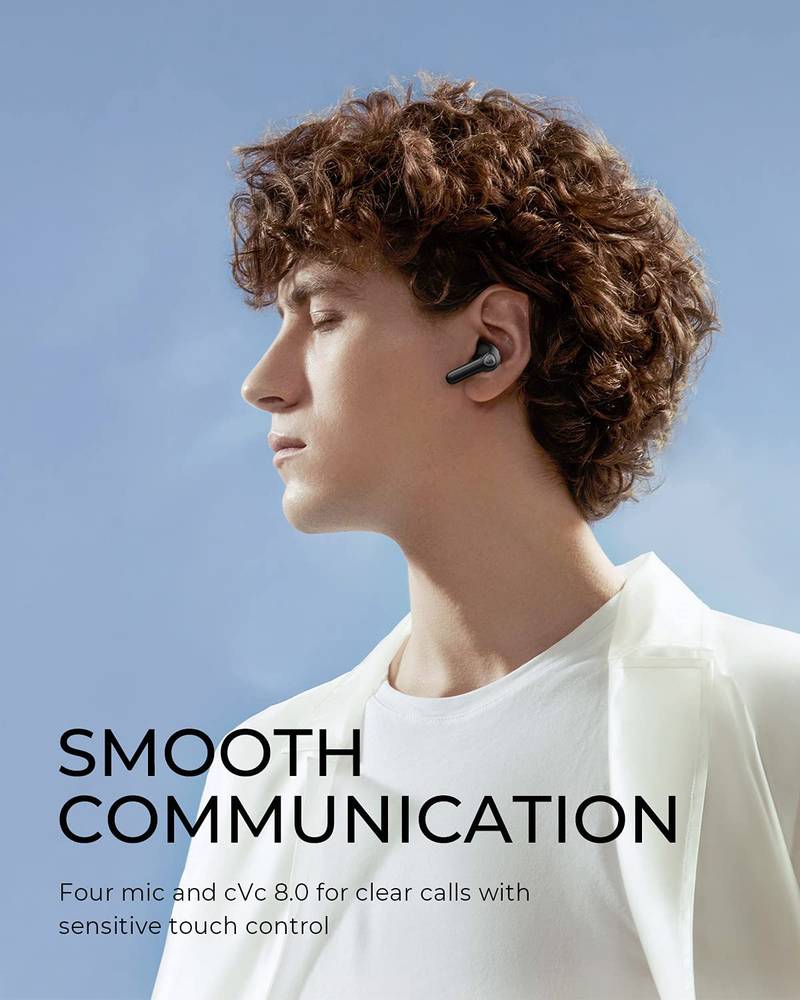 SoundPEATS Air 3 Sport Wireless Earbuds  White